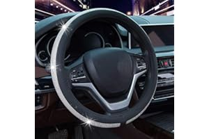 ZATOOTO Błyszczący, damski pokrowiec na kierownicę samochodową 37-38 cm