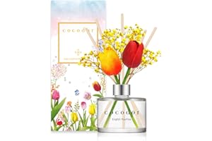 COCOD'OR COCODOR Difusor de Varillas con Tulipán/Inglés Pearfree (English Pearfree) / 200ml / Ambientadores de Hogar, Ambientador Varillas, Difusor de Lengüeta, Ideas para Regalar