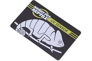YOSOO HEALTH GEAR Crawl Pet UV Test Card, Misurazioni Facili Sensore UVB Rapido Riutilizzabile per Test su Rettili Tester Lampada Riscaldante Indicatore Fotocromatico, Misuratore di Luce a Bulbo