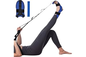 Flintronic Cinghia Yoga, Cintura di Allungamento Yoga, Fascia Elastica Yoga, Cinghie da Yoga, Yoga Stretching Belt, Cinghia per Pilates, Danza, Allenamento, Ginnastica