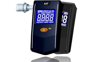 iBACheck Éthylotest électronique avec 10 mémoires. Éthylomètre numérique à Faible consommation d'énergie. Alcootest de précision. Alcotest Compact et Convivial