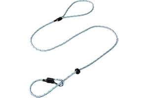 Dog & Field Pro Trialler Slip Lead - Professional Gundog Slip Lead & Anti Tangle Swivel Leads (Blue)