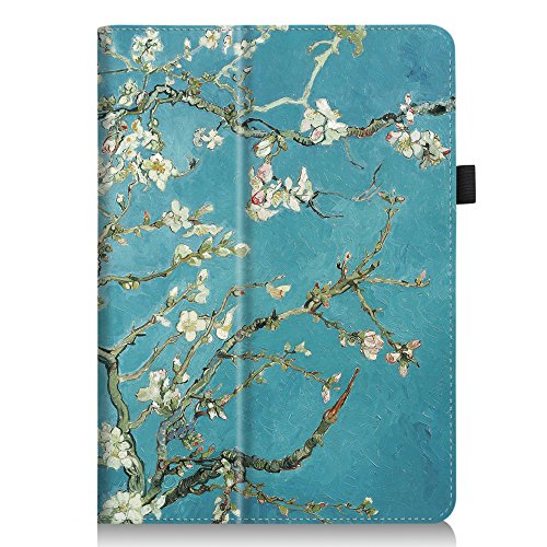 Fintie iPad 9.7 Zoll 2017 / iPad Air 2 / iPad Air Hülle – [Eckenschutz] Slim Fit Folio Kunstleder Schutzhülle Case Cover mit Auto Schlaf / Wach Funktion für Apple iPad 2017 Neue Modell 9.7″ Retina Display Tablet, iPad Air 1/2, Mandelblüten - 8