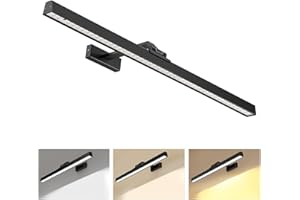 LABOREDUCER Picture Lights for Wall,6500mAh Battery Operated Picture Lights with Remote,Rechargeable Picture Light Indoor Dimmable & 3 Color Temps for Dartboard Frame Gallery Display Art