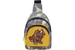 VALICLUD BandoulièRe Dinosaure Mini Pour Enfants De Sport Et Sacoche Cross Body Pour GarçOns Et Filles, IdéAl Pour ÉCole, Voyages Et ActivitéS ExtéRieures