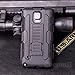 Produktbild Cocomii Robot Armor Galaxy Note 4 Hülle NEU [Strapazierfähig] Erstklassig Gürtelclip Holster Ständer Stoßfest Starr Gehäuse [Militärisch Verteidiger] Ganzkörper Doppelschicht Solide Case Schutzhülle | NEW [Heavy Duty] Premium Belt Clip Holster Kickstand Shockproof Hard Bumper Shell [Military Defender] Full Body Dual Layer Rugged Cover for Samsung Galaxy Note 4 (R.Black)