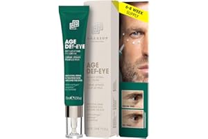 Shakeup Cosmetics Men’s Eye Cream for Dark Circles & Puffy Eyes & Wrinkles | Instant Lifting & Firming Formula with Peptides, Caffeine & Squalane | Hydrating Anti-Ageing Under Eye | Age Def Eye 15 ml