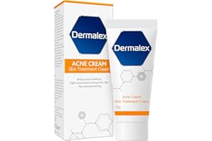 Dermalex Acne Treatment Cream – Clinically Proven to Treat Mild to Moderate Acne Symptoms – 30 g