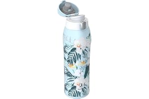 Super Sparrow Borraccia Termica, Acciaio Inox Bottiglia Termica - 350ml, 500ml, 750ml, 950ml - Senza BPA Termos, Borracce Termiche Bambini - Include 2 Coperchi con Cannuccia e Coperchio Sportivo