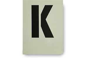 Dovetails Vintage Big Letter K Stencil 120 mm Tall Modern Alphabet Style