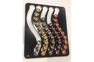 RITTERLINE, Dispensador de 50 cápsulas. Compatible con Nespresso. Negro