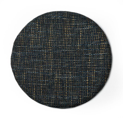 Kissenhülle Magma Chenille Webstoff rund 30 cm Bordeaux - 5