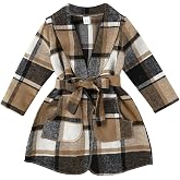 Hopscotch Girl's Polyester Full-Sleeve Checkered Standa...