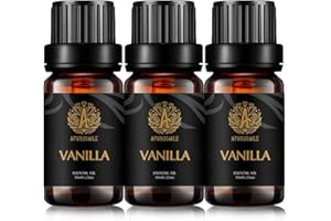 APHROSMILE Zestaw olejków eterycznych do aromaterapii wanilii, 100% czysta aromaterapia waniliowa zestaw olejków eterycznych do dyfuzora, aromaterapii klasy terapeutycznej do aromaterapii olejków eterycznych zestaw zapachowy do domu - 3 x 10 ml