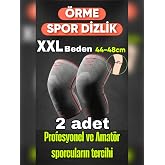 XXL beden 2 Li Set 3D &Ouml;rme Sporcu Dizlik &ndash; Ağrı Azaltıcı, Diz Koruyucu Nefes Alabilir, Kompresyon Destekli, Kaymaz, voleybol,