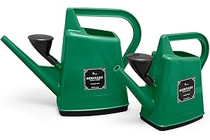 etree Heritage Watering Can with Rose Grass Green Complete Set (5L + 10L)