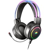 ShadesU GameBooster GB-H18L Firefly RGB 7.1 Oyuncu Kulaklığı, Siyah