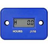 Yooreal Digital Contaore Inductive Hour Meter impermeabile IP68, funziona su vari di ZTR/Riding tosaerba Terra Trimmer UTV Br