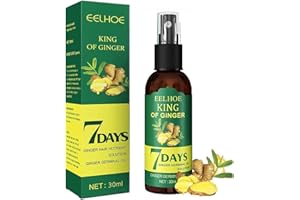 AUDINPU Shouga Kingu Huile de croissance des cheveux, 7 jours d'huile germinale au gingembre, 7 jours de gingembre Germinal Serum Essence Oil Growth Hair, Sérum de croissance des cheveux au gingembre (1 Pcs)