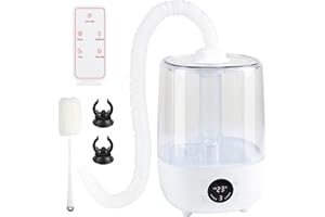 CPROSP Umidificatore per rettili da 4 l, Umidificatore per rettili con telecomando, Umidificatore silenzioso per rettili, Umidificatore Smart Touch Reptile