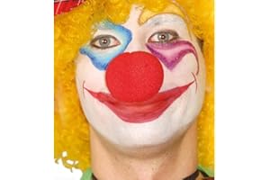 FIESTAS GUIRCA Guirca - Nariz de Payaso, Hecho de Espuma, 5 cm, Color Rojo (3983)