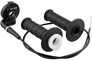 POWEKA New Handle Bar Throttle Grips Grip Throttle Cable Throttle Housing Clamp for Honda Crf 50 70 80 100 Crf50 Crf70 Crf80 Crf100 Dirt Pit Bike