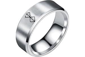 westtrend Berserk Guts Guts Rings Anime Logo Character Skull Knight Guts Finger Rings Cosplay Prop Black Swordsman Laser Carving Rings Trendy Decoration