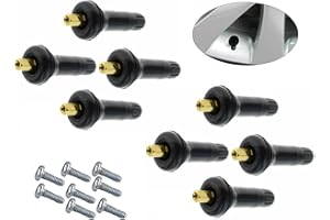 ETOMVOOP Lot de 8 tiges de valve TPMS pour capteur de pression des pneus