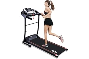 BTM W501 Electric Treadmill Folding │USB & Speakers │12KM/H │Motorized Running Jogging Walking Machine for Home Use │Digital Control │15 Pre-Programs │2 Years Guarantee