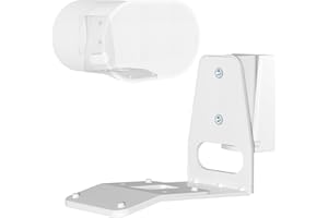 PUTORSEN Wall Mount Bracket for Sonos Era 300,Tilt & Swivel Speaker Shelf Bracket for Best Audio Enjoyment,Cable Management,Hold up to 11lbs(Single Pack,White)