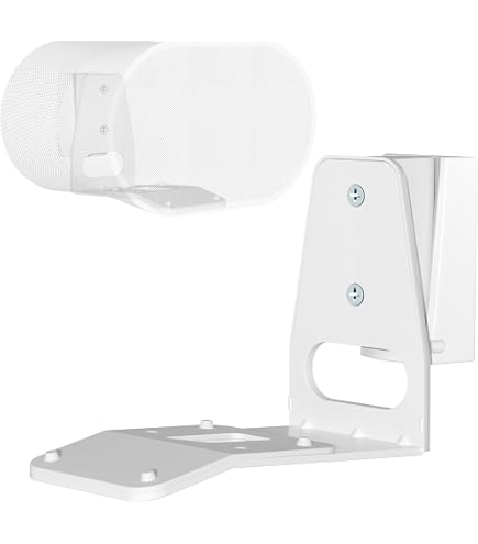 Support Mural Inclinable Et Pivotant Sound Bass Pour Sonos Era 300 - Installation Facile, Kit Inclus, Noir