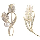 Brooch Pin for Women, Elegant Peony Flower Brooch Alloy Saree Pins for Women, Stylish Hijab and Scarf Accessories, Perfect fo