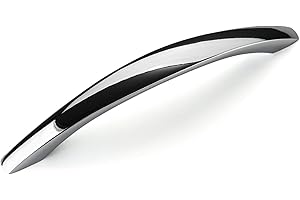 SOTECH 5 x SO-TECH® Poignée de Meuble"Deja" Finition Chromé Brillante Entraxe de Trous 128 mm