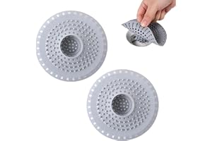 2-pack silikon duschavlopp hårfångare, badhårstopp för duschavlopp, badpropp hårfälla handfatsfilter, handfatsfilterskydd för
