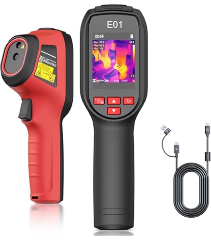 HIKMICRO E03 Compact Handheld Thermal Imaging Camera, SuperIR