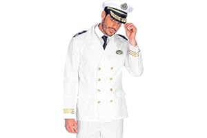 Widmann W MILANO Party Fashion - Costume giacca da capitano, giacca, marinaio, uniforme, capitano, costumi in maschera