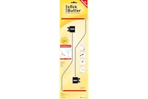 ENGOLIT click Butler - Gerätehalter - 2er Pack (Gartengeräte Hinstellen & Aufhängen) Made in Germany, für Stiele mit Durchmesser 22 - 28 mm, Halter z. B. für Besen, Schrubber, Wischmopp, für Haus & Garten