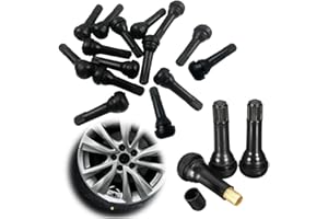 FBTOPNUM Gummiventile TR414-20Stück - Felgenventile für PKW-Reifen, Universal Reifenventil nach höchsten Qualitätsanforderungen, einfache & schnelle Montage Zinklegierung