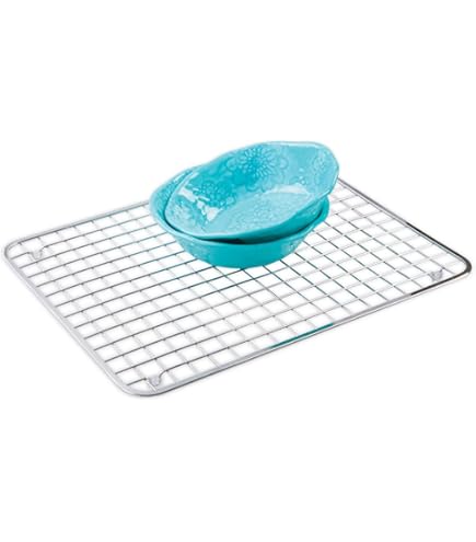 VEVOR Griglia Protezione Lavello 2 Pezzi - Acciaio Inossidabile 304, 13.7x11.6 Pollici, Con Filtro E Scarico Centrato - Foto 6