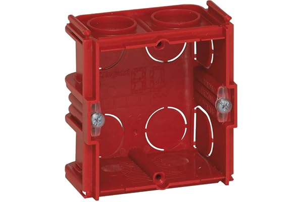 Legrand - Boîte à encastrer carrée Batibox maçonnerie - 1 poste profondeur 40mm