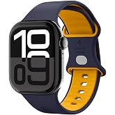 Spigen Apple Watch 49/46mm Ultra 4/3/2/1 / Seri 12/11/10 ile Uyumlu Kordon Kayış Band Nano Pop Blueberry Navy - AMP09322