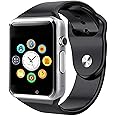 Vinmori A1 Bluetooth Smart Watch Sport Pedometer With SIM Camera Smartwatch for Android (black)
