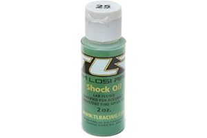 TEAM LOSI RACING Aceite de choque de silicona, 25 W, 250 CST, 2 oz