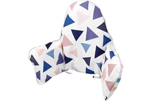 LLHQAMT Kissen für Hochstuhl, Stuhlkissen IKEA Antilop Hochstuhl, Sitzkissen, Eingebautes aufblasbares Kissen, weich und bequem, Baby sitzt bequemer (Bunte Kieselsteine)
