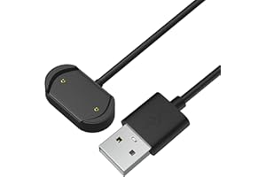 PHONILLICO Ładowarka kompatybilna z Amazfit GTR 4 / GTS 4 / GTR 3 / GTR 3 Pro/GTS 3 / T-Rex 2 - Kabel USB 1 metr wymienny adapter do ładowania zegarka