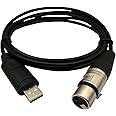 DSD TECH USB to DMX Interface Cable with FTDI Chip - 5.9FT