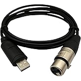 DSD TECH USB to DMX Interface Cable with FTDI Chip - 5.9 Feet