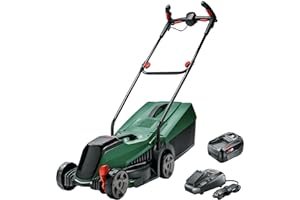 Bosch Akku-Rasenmäher CityMower 18V-32-300 (18 Volt, 1x Akku 4,0 Ah, Schnittbreite: 32 cm, Rasenflächen bis 300 m², im Karton)