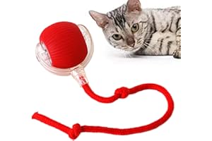 GENERIC Interaktywna piłka dla kota, samoporuszające się piłki inteligentne, zabawka zwinna poruszająca się