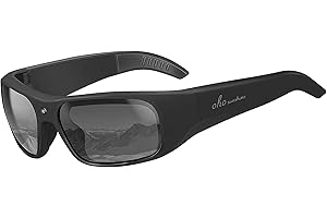 OhO sunshine Waterproof Video Sunglasses, 1080P HD Outdoor Sports Action Camera with Built-in Memory and Polarized UV400 Protection Safety Lenses,Unisex Sport Design